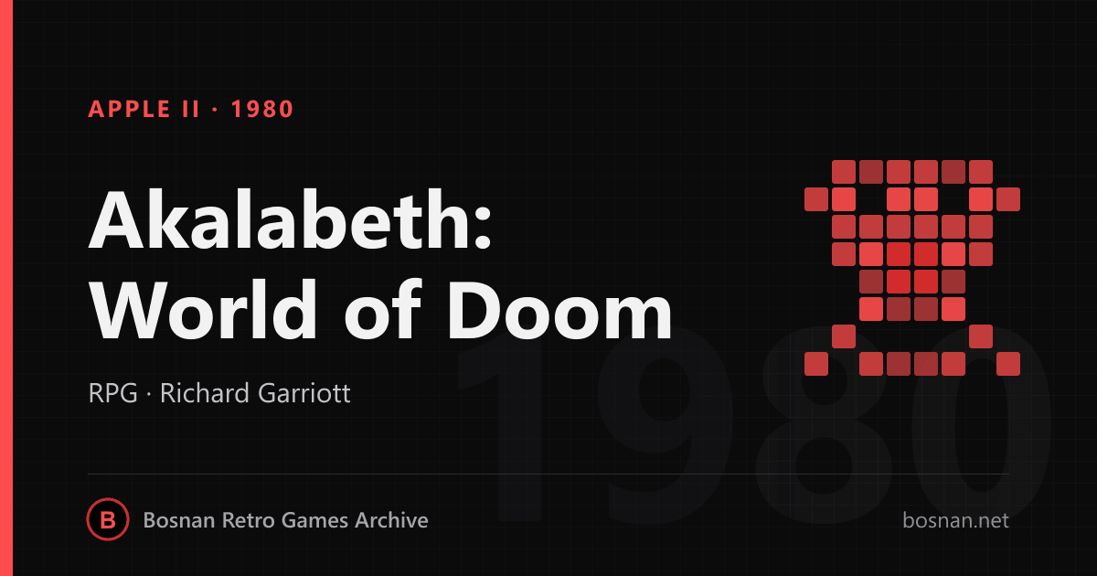 Akalabeth: World of Doom