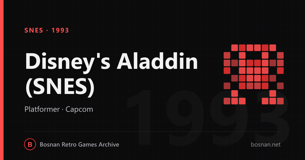 Disney's Aladdin (SNES)