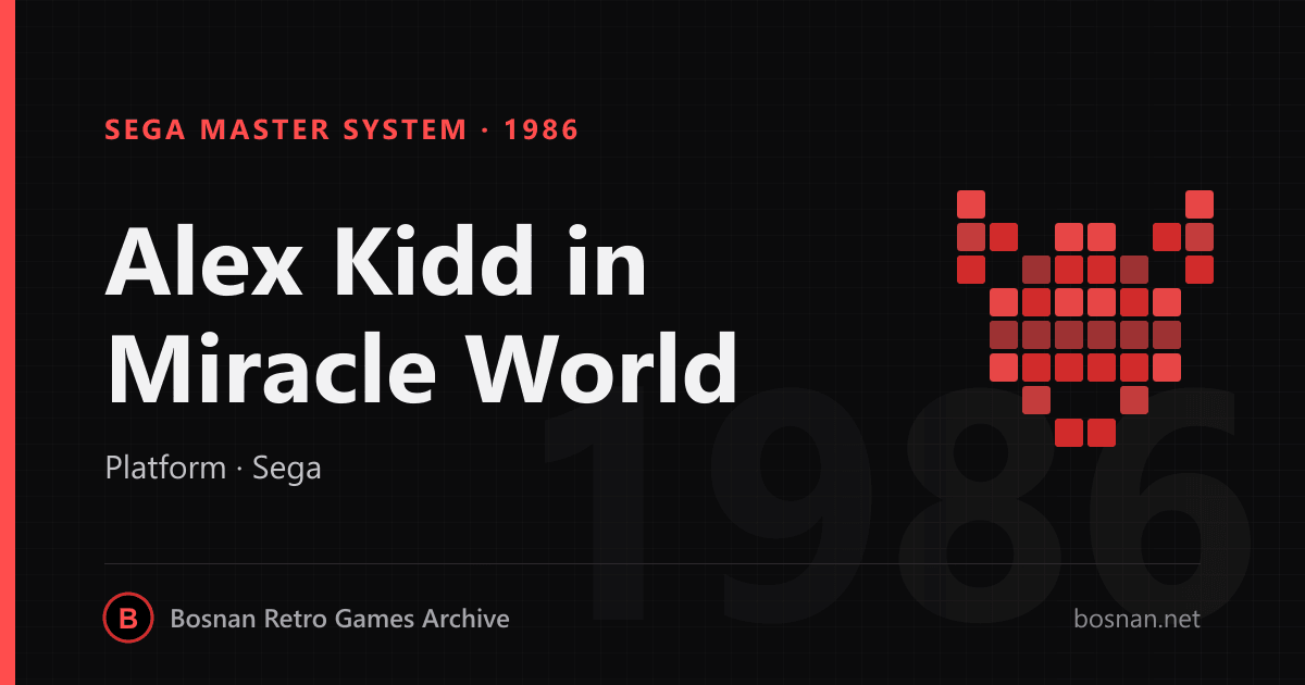 Alex Kidd in Miracle World