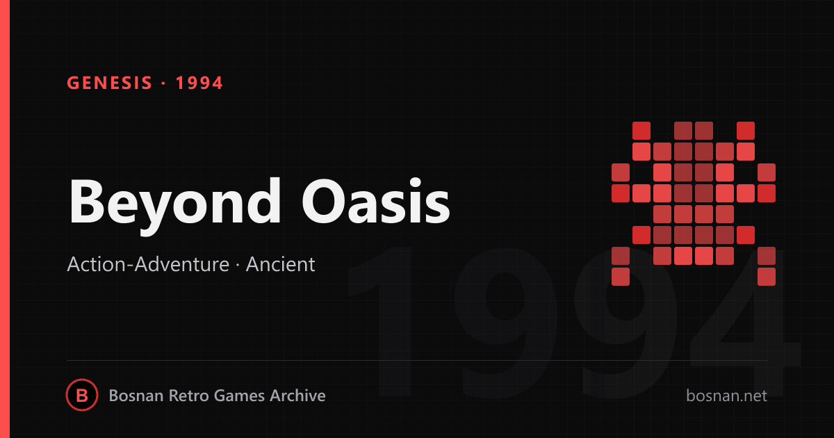 Beyond Oasis