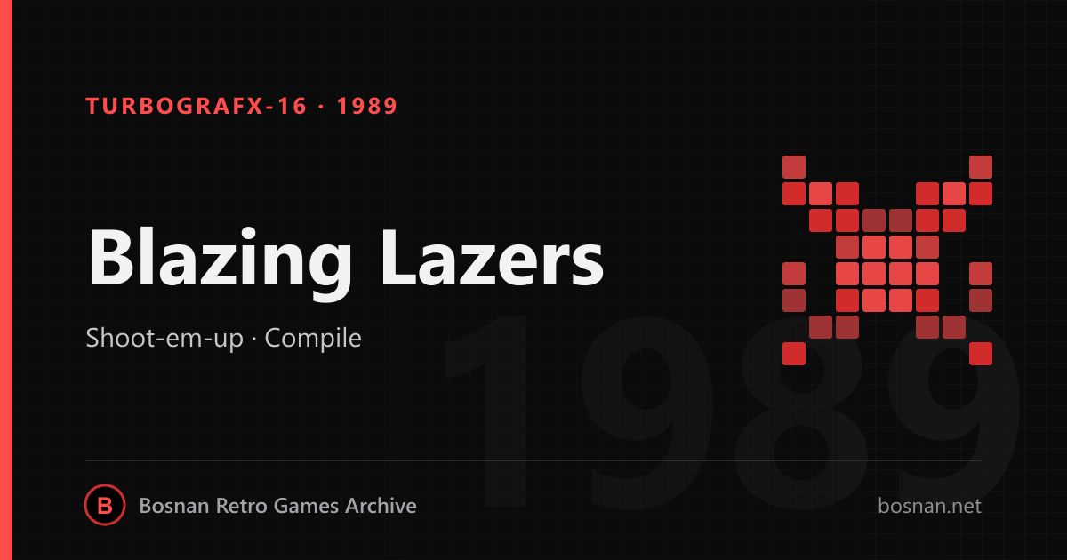 Blazing Lazers
