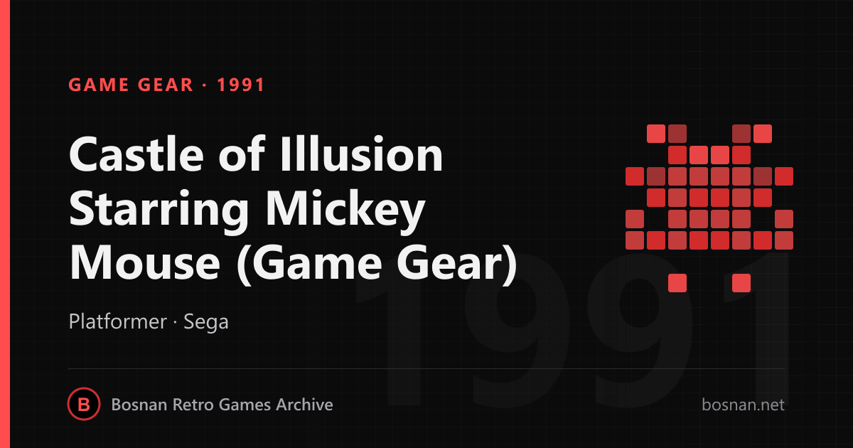 Castle of Illusion Starring Mickey Mouse (Game Gear)
