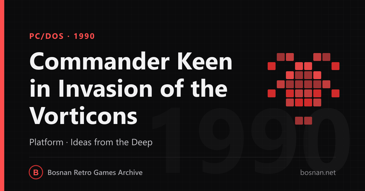 Commander Keen in Invasion of the Vorticons