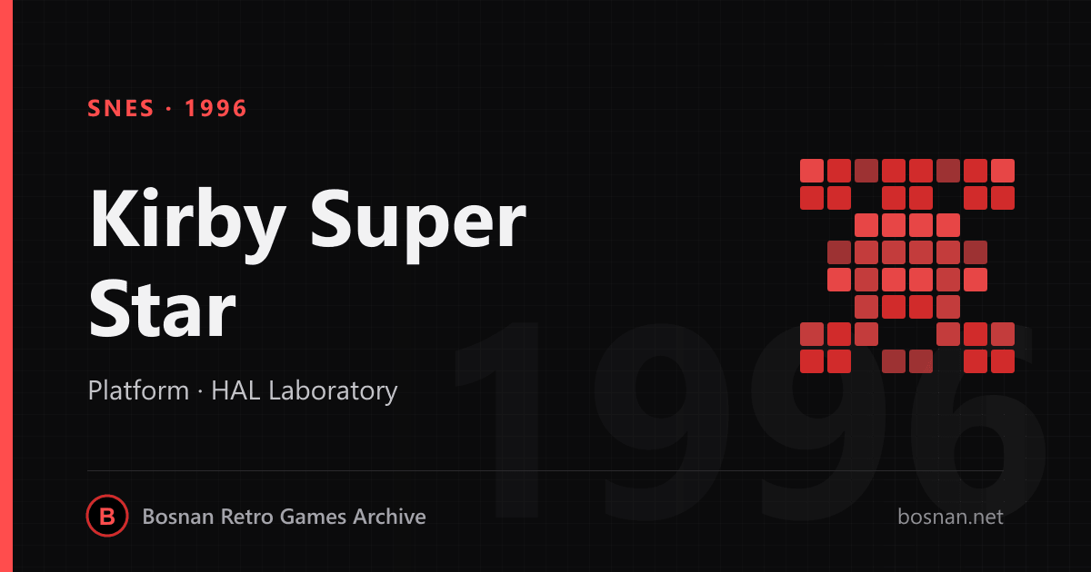 Kirby Super Star