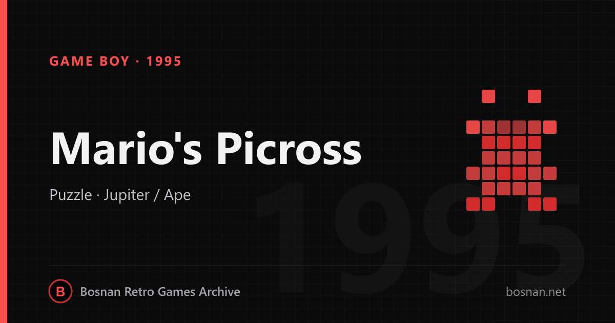 Mario's Picross
