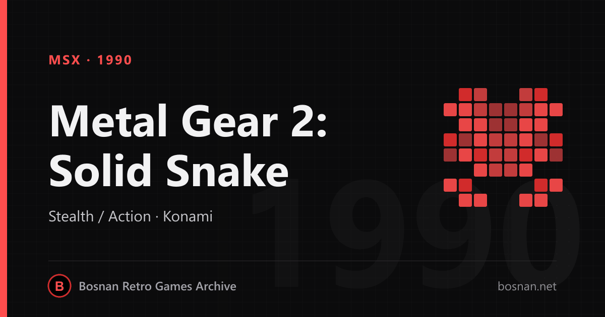 Metal Gear 2: Solid Snake