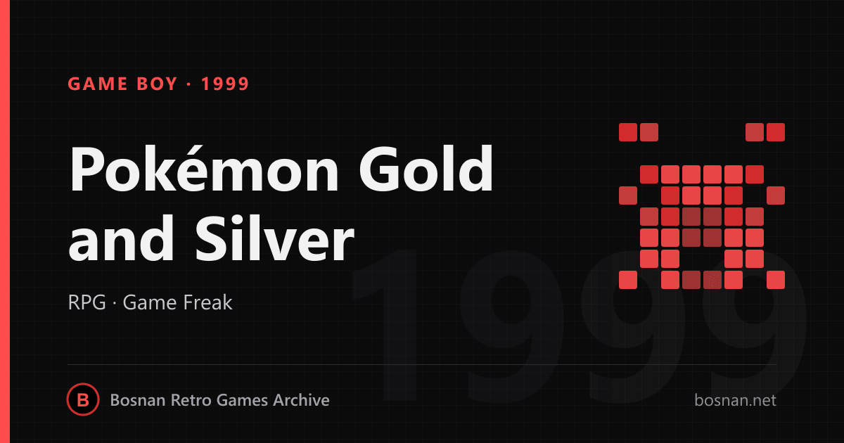 Pokémon Gold and Silver