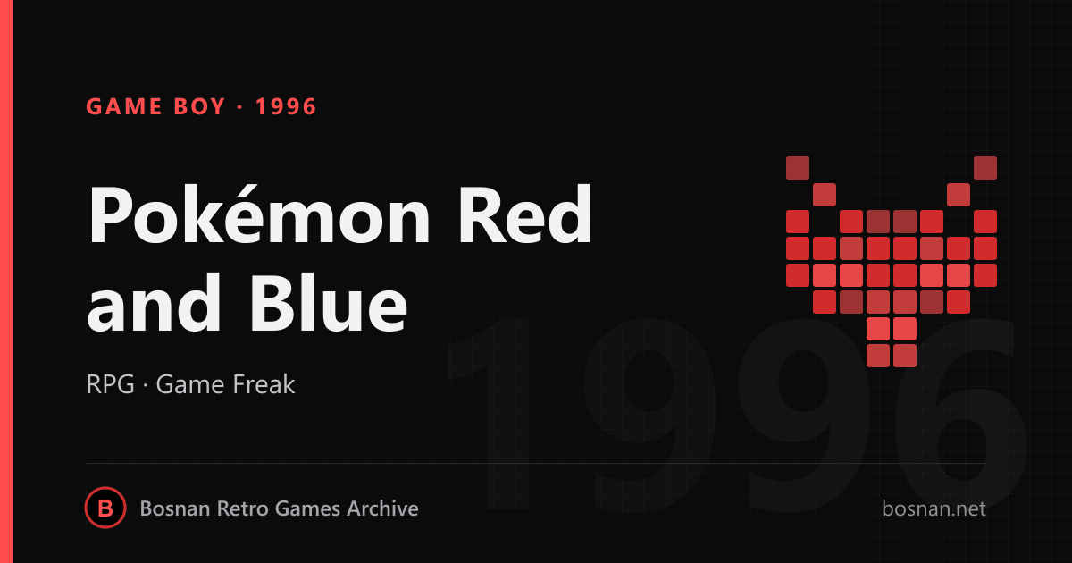 Pokémon Red and Blue