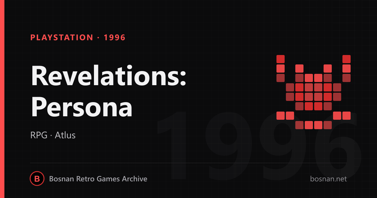 Revelations: Persona