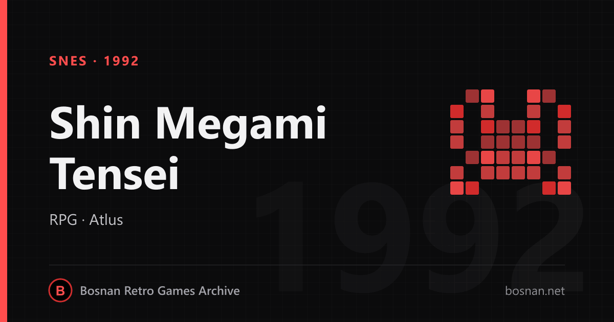 Shin Megami Tensei