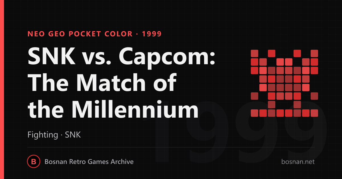 SNK vs. Capcom: The Match of the Millennium