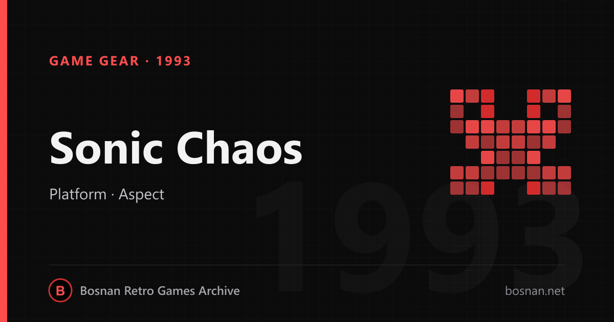 Sonic Chaos