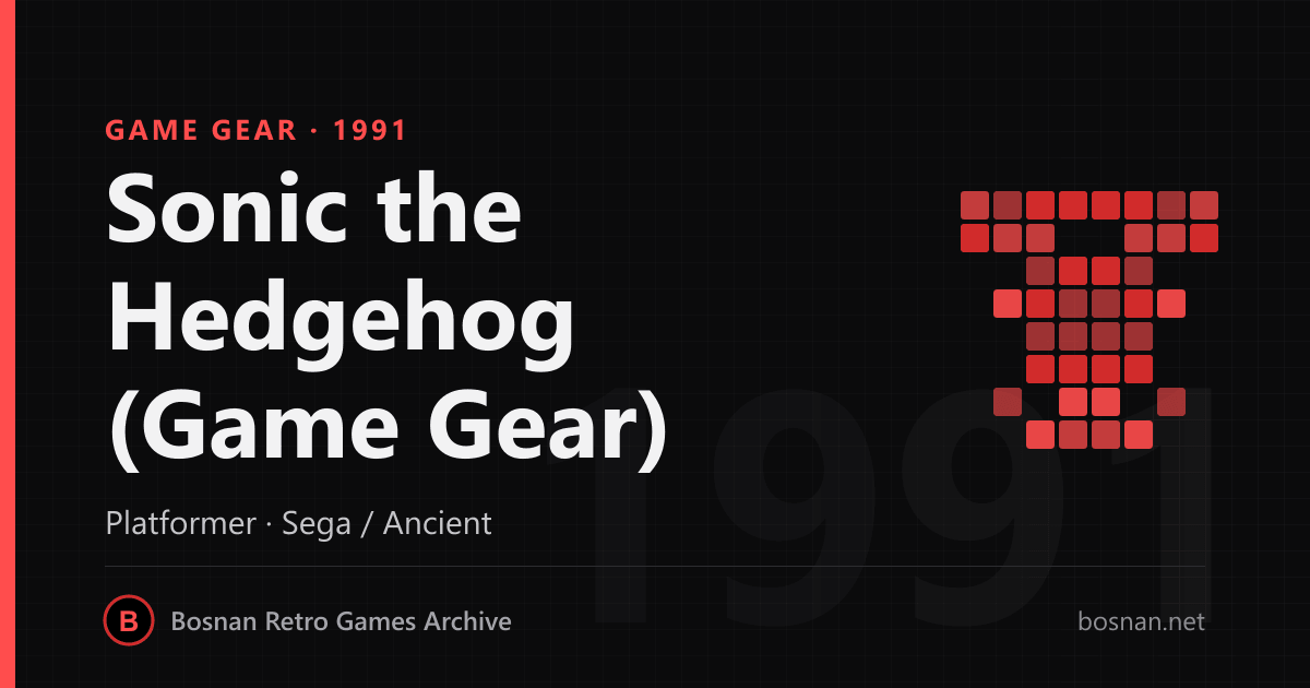 Sonic the Hedgehog (Game Gear)