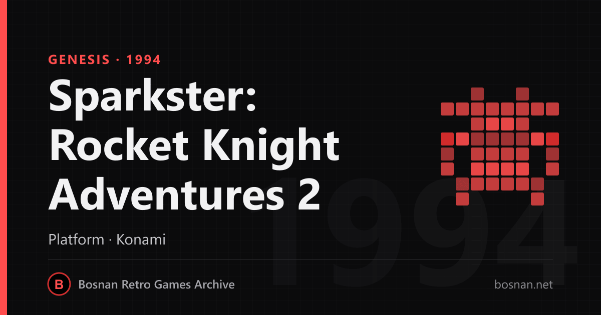 Sparkster: Rocket Knight Adventures 2