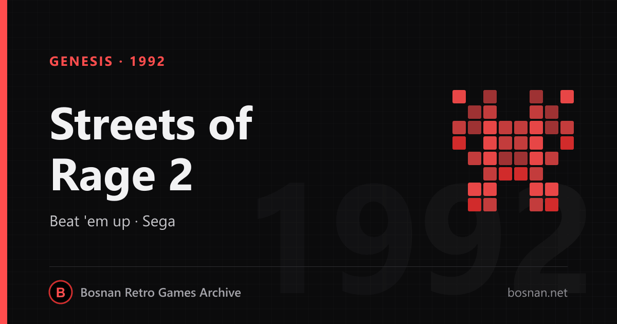 Streets of Rage 2