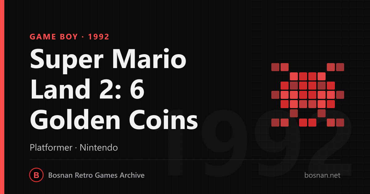Super Mario Land 2: 6 Golden Coins