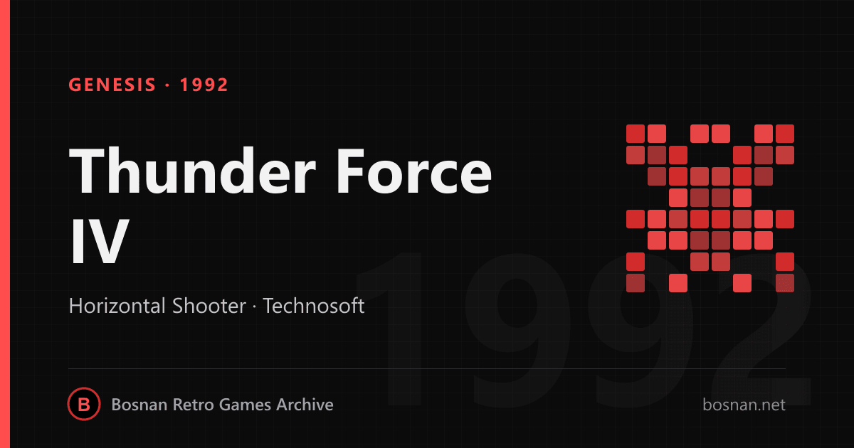 Thunder Force IV