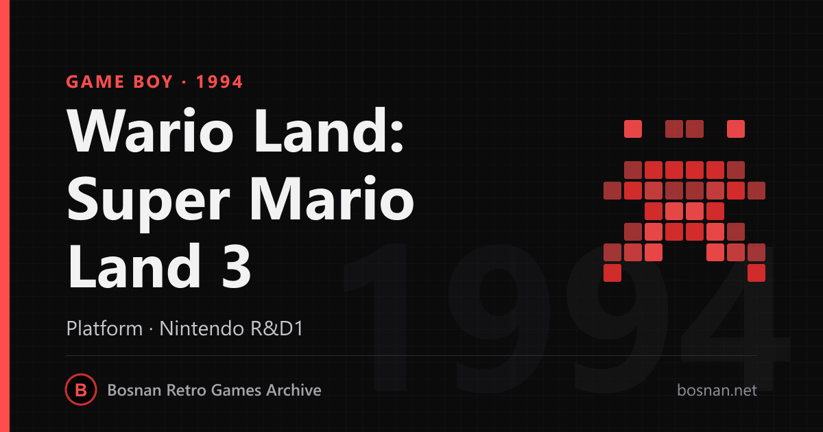Wario Land: Super Mario Land 3