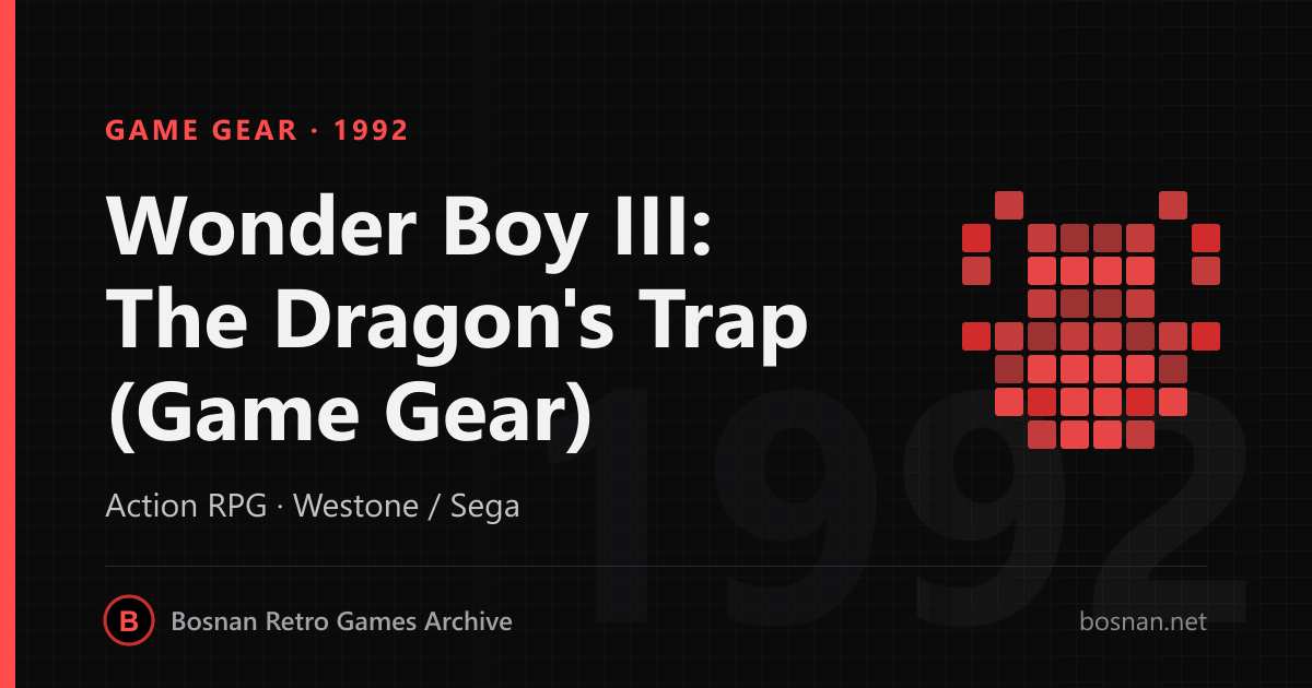 Wonder Boy III: The Dragon's Trap (Game Gear)