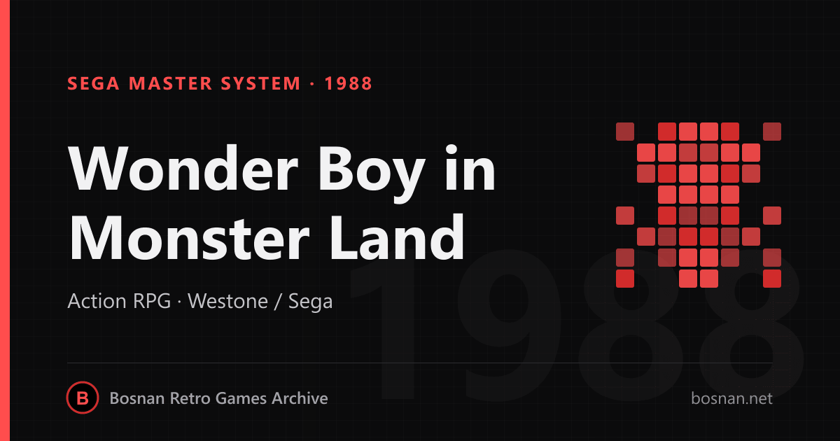 Wonder Boy in Monster Land